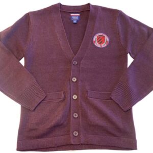 Dubois Integrity Academy Burgundy Cardigan