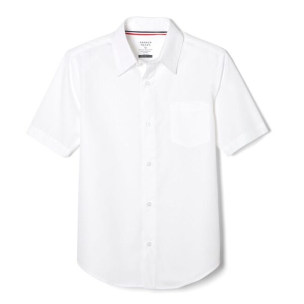 Boys Short Sleeve Classic Dress Shirt