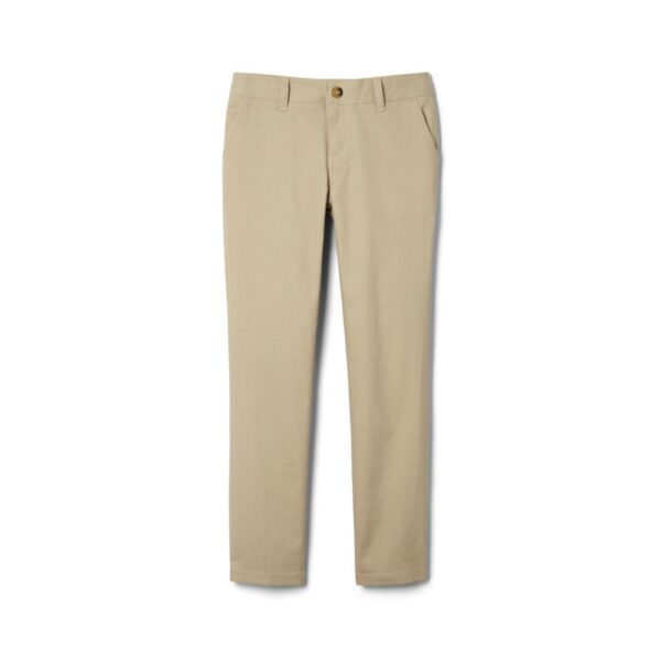 Girls Straight Leg Khaki Pants