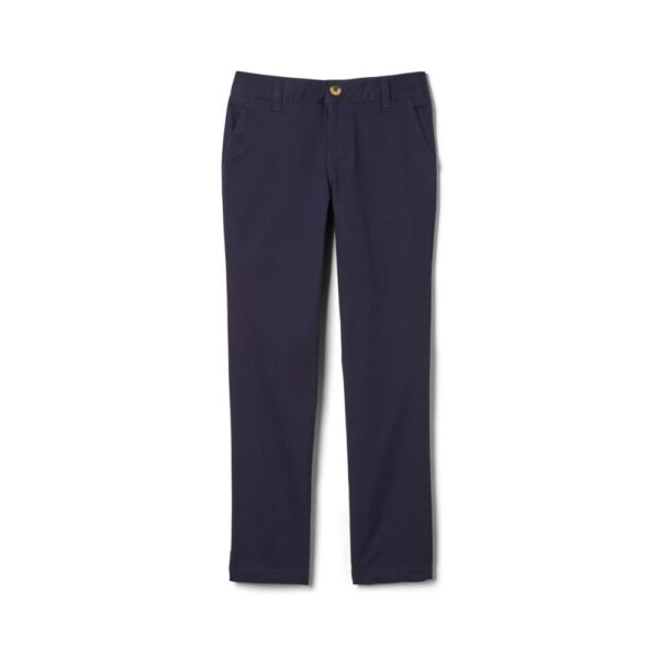 Girls Straight Leg Navy Pants